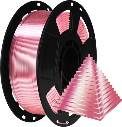 Vista 17 de Bblife - Filamento PLA multicolor de arcoíris, brillante, cambia rápidamente de color y tiene un efecto sedoso, material para impresión 3D, 2.2