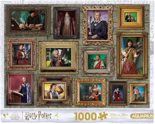 AQUARIUS Harry Potter Witches & Wizards 1000pc Puzzle (1000 Piece Jigsaw Puzzle) - Glare Free - Precision Fit - Officially Licensed Harry Potter