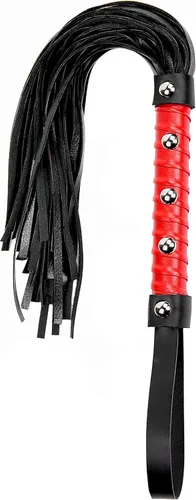 Látigo sexual para azotar, BDSM Flogger para juegos de adultos, látigo BSDM para jugar en el dormitorio, juguete sexual rojo de piel sintética para