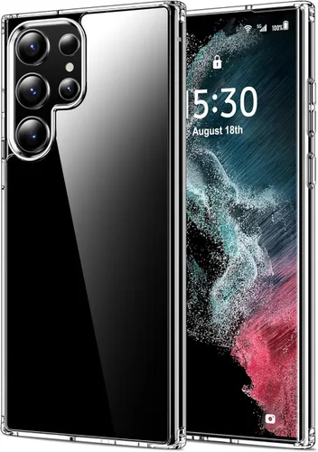 Vista 82 de HOOMIL Funda para Samsung Galaxy S20 de 6.2 pulgadas, no amarillea, protección contra caídas, carcasa trasera dura transparente antiarañazos