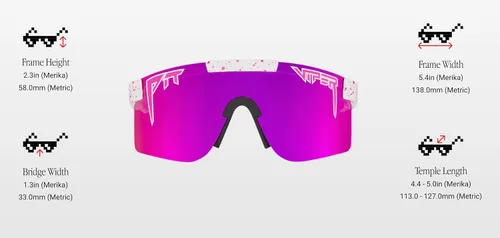 Vista 2 de Pit Viper Sunglasses I Narrow Fit - Small Adult & Kids 8-12 I Original Retro Model I Polarized Polycarbonate Lens