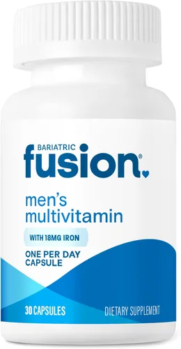 Bariatric Fusion Multivitamínico bariátrico One Per Day con hierro para hombres | con vitaminas de apoyo para la próstata y el corazón* | Bypass