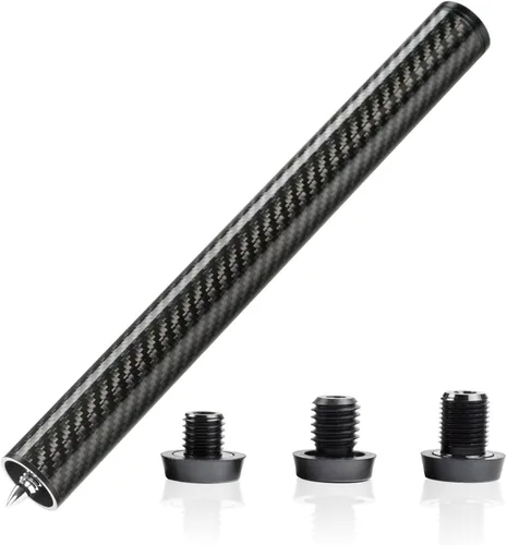 KONLLEN Pool Cue Extension 2'' 3'' 4'' 6'' 8'' 12'' Carbon Fiber Billiard Cue Extension Billiard Accessories for Pool Sticks