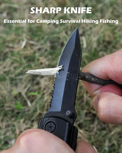 Vista 8 de RUSH DEER Multiherramienta 19 en 1 Herramientas Esenciales de Supervivencia y Alicates Multiusos - Regalo para Hombres - Kit de Herramientas