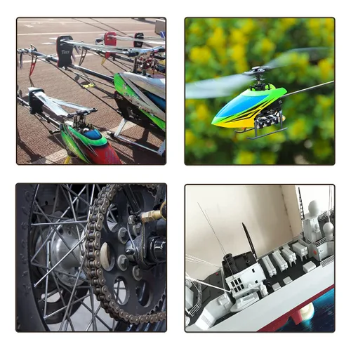 Vista 5 de Varilla redonda de acero inoxidable 304 de 0.079 in x 7.874 in, varillas de eje sólido de metal, barra de torno para manualidades