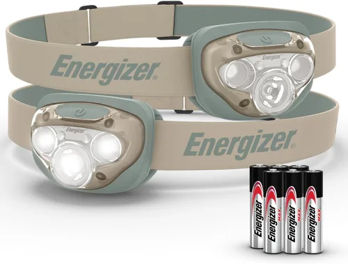 Vista 13 de Energizer Linterna Frontal LED PRO (Paquete de 2), Linternas Frontales Resistentes al Agua IPX4, Luz de Cabeza de Alto Rendimiento para Exteriores