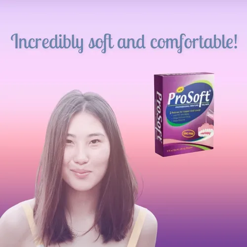 Vista 4 de 6 equipos de la dentadura Reline ProSoft Reliner-liner de la dentadura para las dentaduras sueltas