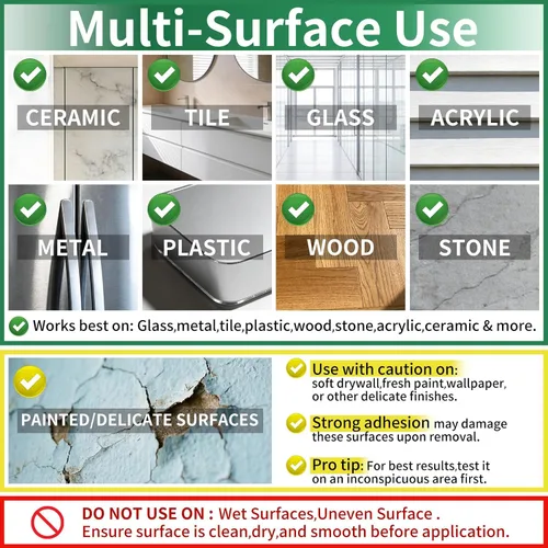 Vista 7 de EZlifego Cinta de Doble Cara Resistente, Cinta Adhesiva de Doble Cara Nano, Cinta de Montaje Transparente Tiras Adhesivas para Colgar Imágenes