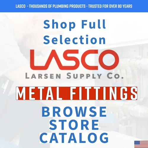 Vista 3 de LASCO 08-2475 Adaptador de bola de brazo de ducha de tubo de hierro macho de 1/2 pulgada con extremo de bola de rosca Pfister