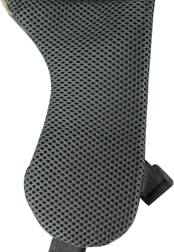 Vista 3 de AOUTACC Máscara de malla de airsoft plegable, máscaras de malla tácticas militares de nailon de media cara con protección para los oídos ajustables