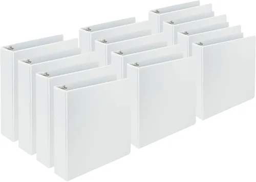 Vista 48 de Samsill - Carpeta de anillos redondos de 2.5 cm, respetuosa con el medio ambiente, con certificado USDA Biobased, colección de moda, paquete de 1