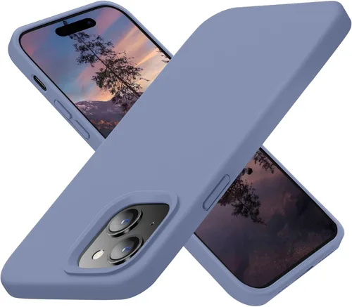Vista 13 de Cordking Funda diseñada para iPhone 15 Pro Max, funda de silicona ultradelgada a prueba de golpes con [forro de microfibra suave antiarañazos], 6.7
