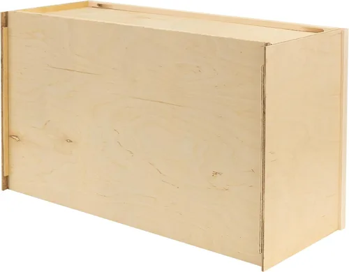 Vista 5 de Quicklock RTA (listo para montar) Armario de cocina de pared para microondas - Estilo agitador 100% madera dura, almacenamiento de hardware