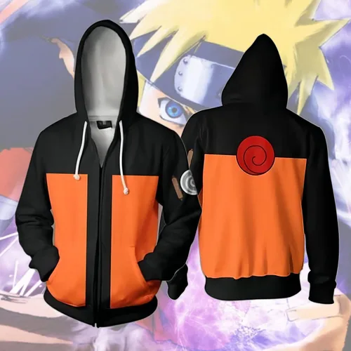 Vista 2 de Disfraz de Ninja para cosplay de fiesta de anime con capucha disfraz de cosplay de hojas de kunai con diadema de aldea Negro