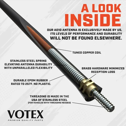 Vista 2 de AntennaMastsRus - Antena compatible con Ford F-150 - F-150 Raptor (2009-2020)