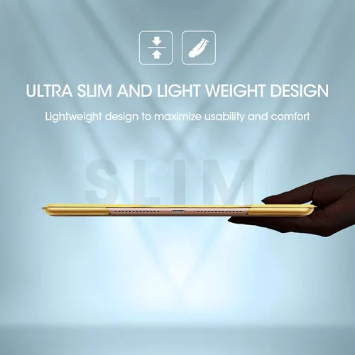 Vista 7 de ProCase Funda para iPad de 9ª/8ª/7ª generación de 10.2 pulgadas (versión 2021/2020/2019), funda 10.2 iPad de 9ª/8ª/7ª generación, funda inteligente