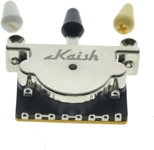 Vista 3 de KAISH Interruptor de palanca de 3 vías de alta resistencia para pastilla de guitarra, interruptor selector de pastilla para Strat Tele con 3 puntas