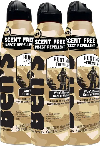 Vista 9 de Ben's Fórmula de caza – Repelente de garrapatas y mosquitos para hasta 12 horas de protección, 20% picaridina en aerosol para insectos