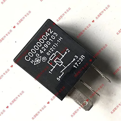 Vista 5 de Para relé intermitente SAIC MAXUS V80, relé de protección contra sobretensión, relé de aire acondicionado - (Color: C00000041)