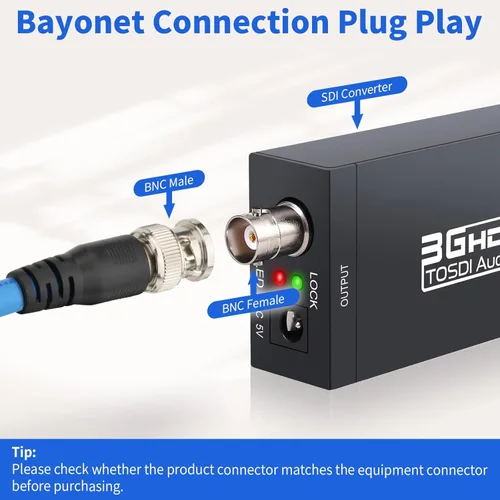 Vista 9 de Superbat Cable SDI BNC 3G/6G/12G (Belden 1694A), 100 pies, compatible con HD-SDI/3G-SDI/4K/8K, cable de video SDI de precisión (1 unidad)