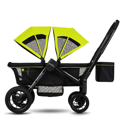 Vista 3 de Evenflo Pivot Xplore Cochecito estilo carrito todoterreno (Gris Aventurero)
