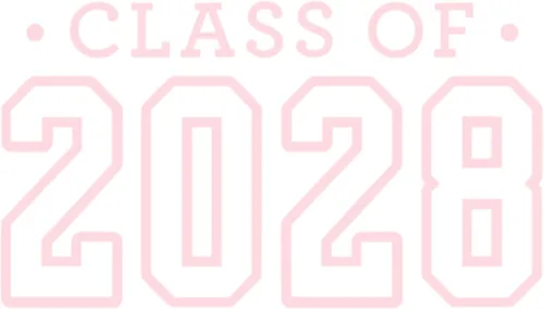 Vista 17 de Class of 2028 Iron On Decal, Senior Class Shirt Patch, Heat Transfer, HTV Graphic Tshirt Sticker, DIY Crafts, Pick Size Color, Iron-On Almost Black