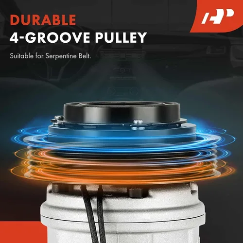 Vista 6 de A-Premium Compresor de aire acondicionado de CA con embrague compatible con Nissan Pathfinder LE SE 3.5L 2002-2004, Infiniti QX4 3.5L 2001-2003