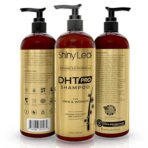 Vista 7 de DHT Pro Shampoo Fórmula avanzada – Fabricado en Estados Unidos con Procapil y Capixyl, bloqueadores de DHT y extractos naturales, champú