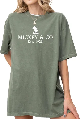 Vista 2 de Retro Mickey and Friends Shirt, Boho Retro Colors Tee, Magic Kingdom Family Vacation Shirt or Sweatshirt