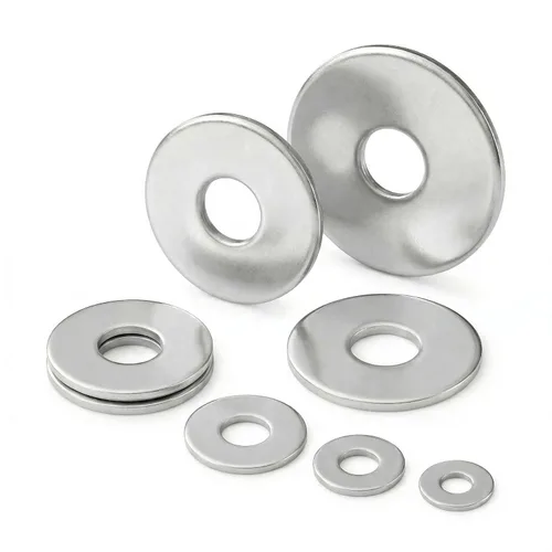 Vista 6 de Surtido de arandelas planas de acero inoxidable, 18-8 (304) arandelas métricas de acero inoxidable, juego de 547 piezas