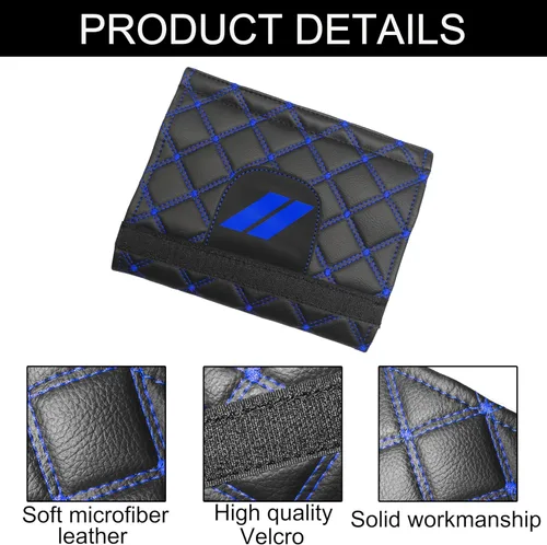 Vista 3 de YOSRTER 2PCS Almohadillas de Cuero para Cinturón de Seguridad para Dodge Charger Durango Challenger Journey Protección de Correa de Hombro Ajuste