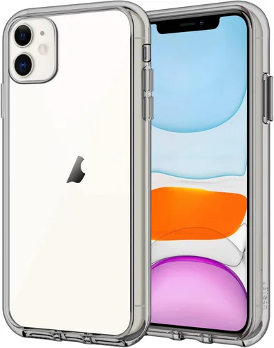 Vista 7 de JETech - Funda para iPhone 11 de 6.1 pulgadas, no se torna amarillenta, a prueba de golpes, con parte trasera transparente y antirayaduras