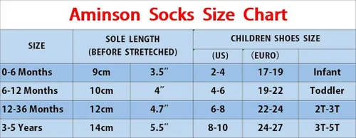 Vista 2 de Aminson Calcetines antideslizantes al tobillo con agarres para bebés y niños pequeños