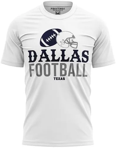 Camiseta de fútbol de Dallas Texas para hombre, camisas de Dallas, ropa de día de partido, camiseta de cuello redondo