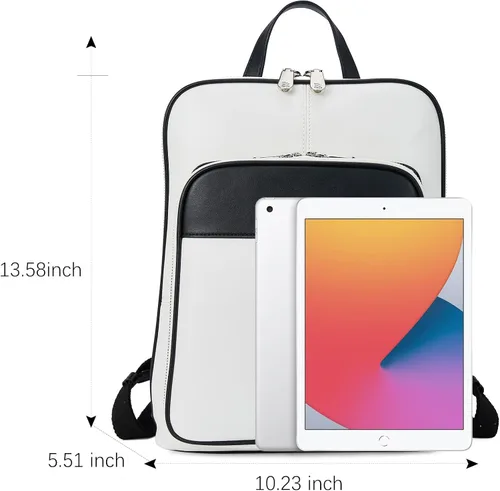 Vista 4 de BOSTANTEN Mochila de piel auténtica, bolsas de viaje casuales para mujer, Viajar