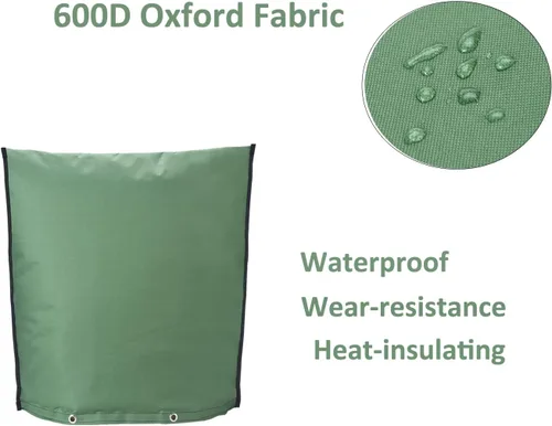 Vista 3 de Funda aislante para prevención de reflujo para exteriores, bolsa aislada para protección de tuberías de invierno, válvulas de rociadores