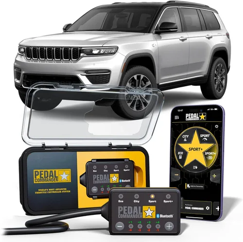 PEDAL COMMANDER Controlador de respuesta del acelerador para Jeep Grand Cherokee L 2021-2025 Compatible con: 5ª generación, Laredo, Altitude,