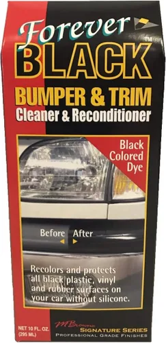 Vista 2 de Juego de limpieza de parachoques y molduras Forever Black (Fórmula mejorada y tamaño más grande)