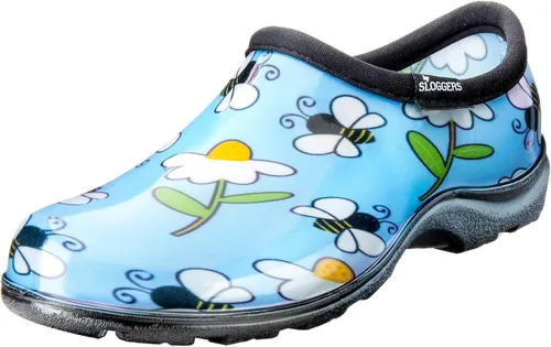 Sloggers Waterproof Garden Shoe for Women Outdoor Slip-On Rain and Garden Clogs with Premium Comfort Support Insole