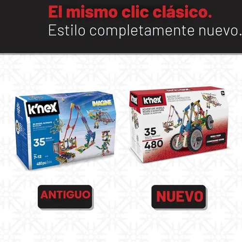 Vista 9 de K'NEX Juego de construcción de 35 modelos - 480 piezas - Para mayores de 7 años de juguete educativo de construcción (exclusivo de Amazon)