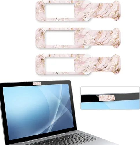 Vista 23 de Cubierta para cámara web, 3 piezas, cubierta para cámara de portátil, capacidad de protección de privacidad es el doble de grande que