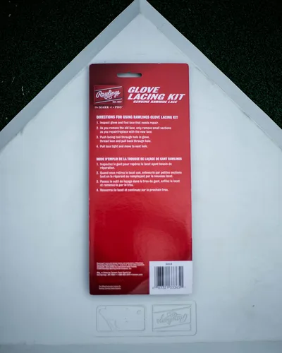 Vista 4 de Rawlings Glove Lacing Kit Baseball/Softball 5" Needle & 48" Rawhide Lace Multiple
