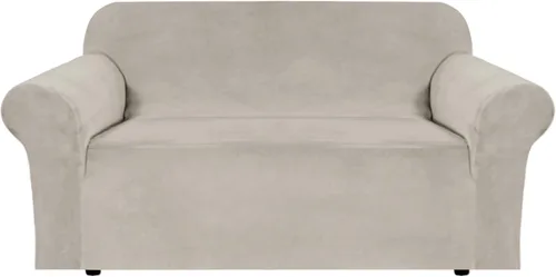 Vista 12 de H.VERSAILTEX Fundas de Sofá de Terciopelo Elástico Fundas de Sofá Grande Fundas de Sofá Protector de Muebles Suave con Fondo Elástico
