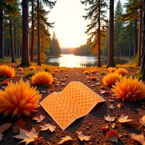 Vista 4 de 1 almohadilla de espuma impermeable plegable portátil para acampar al aire libre, senderismo, picnic, colchoneta de espuma para dormir para camping