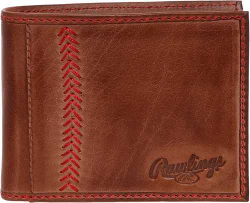 Rawlings Men's Bifold Wallet Collection Genuine Leather Multiple Styles & Colors