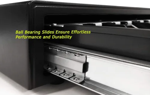 Vista 4 de HK SYSTEMS 16 "POS Cajón de efectivo frontal de acero inoxidable, diapositiva de rodamiento de bolas, POS resistente con bandeja extraíble