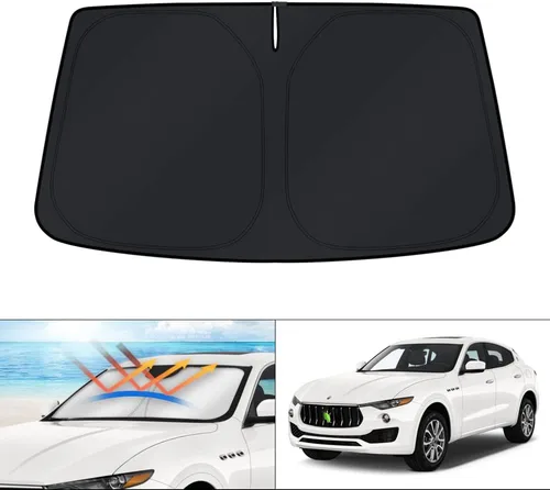 Vista 193 de KUST Parasol para parabrisas para Ford Fusion 2013-2020 2021, accesorios, pantalla de ventana, protector de visera solar, plegable, bloquea