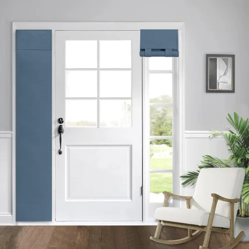 Vista 70 de WdFour Cortinas de puerta lateral para ventana de puerta, oscurecimiento de la habitación, cubierta de ventana de puerta de color sólido para puerta