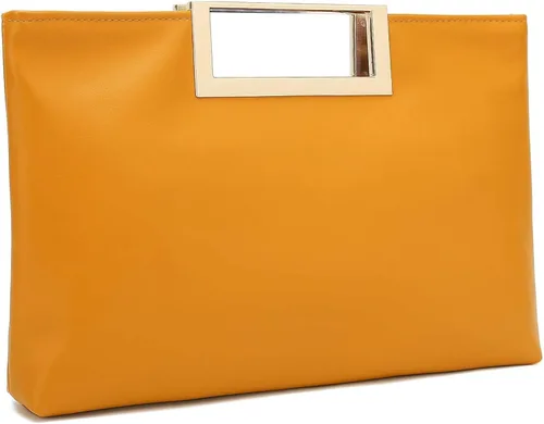 Vista 2 de CHARMING TAILOR Bolso de mano de piel sintética elegante para mujer