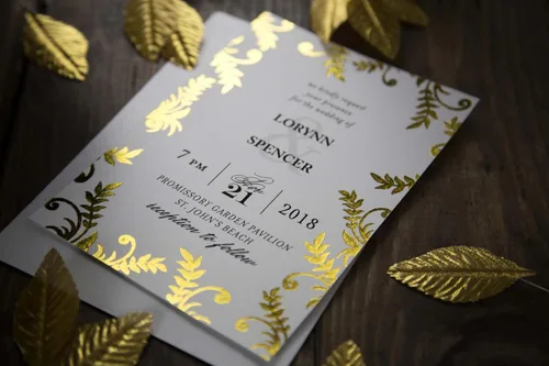 Vista 3 de Lámina de oro imprimible de silueta